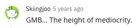 the height of mediocrity