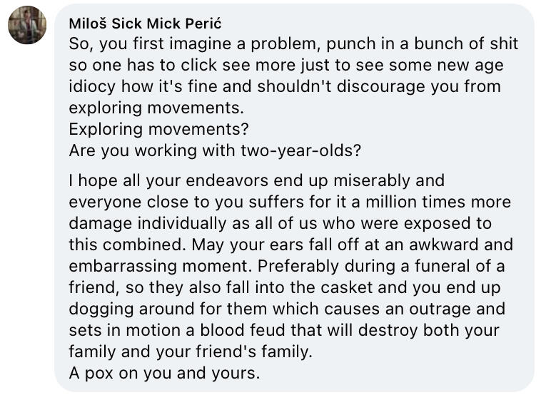 I mean, who spends this kind of time trying to insult a stranger on the internet? hahahahaha